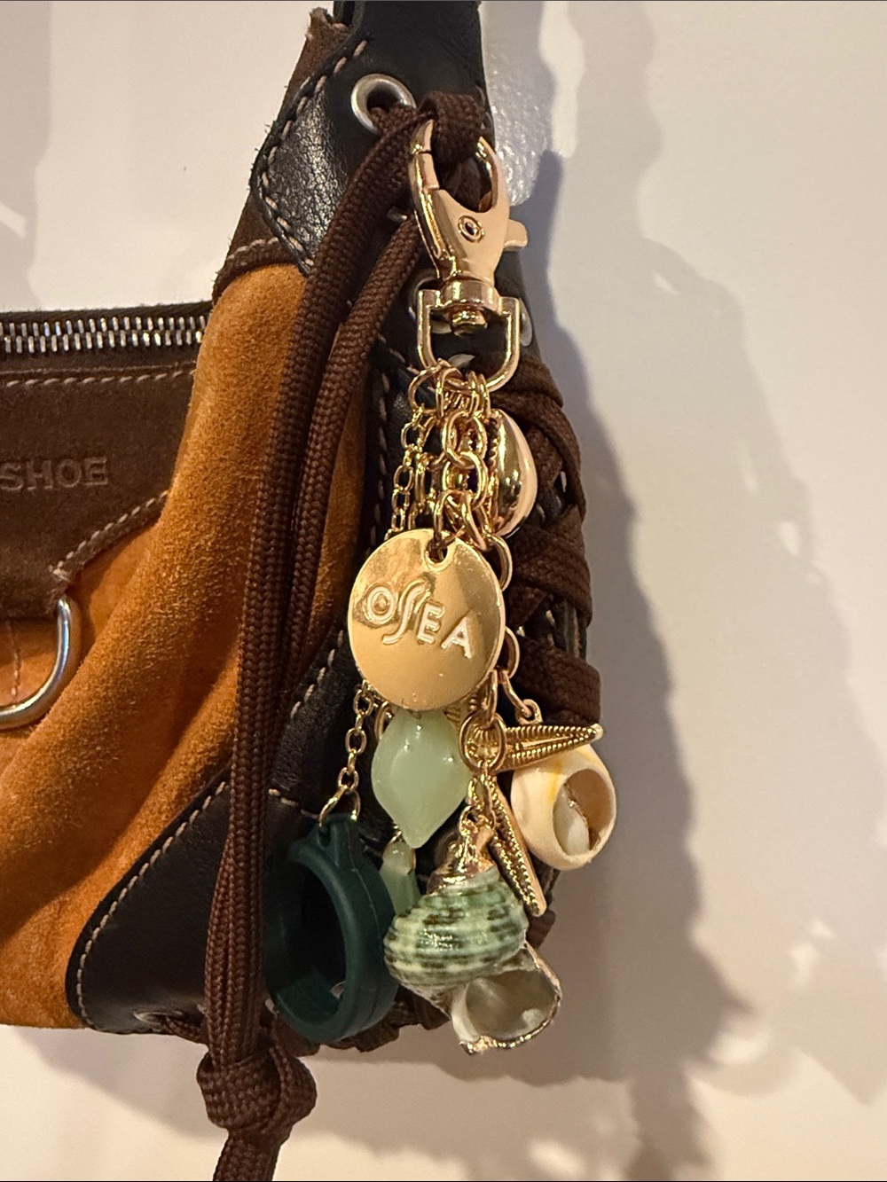 OSEA Gold Bag Charm NEW !